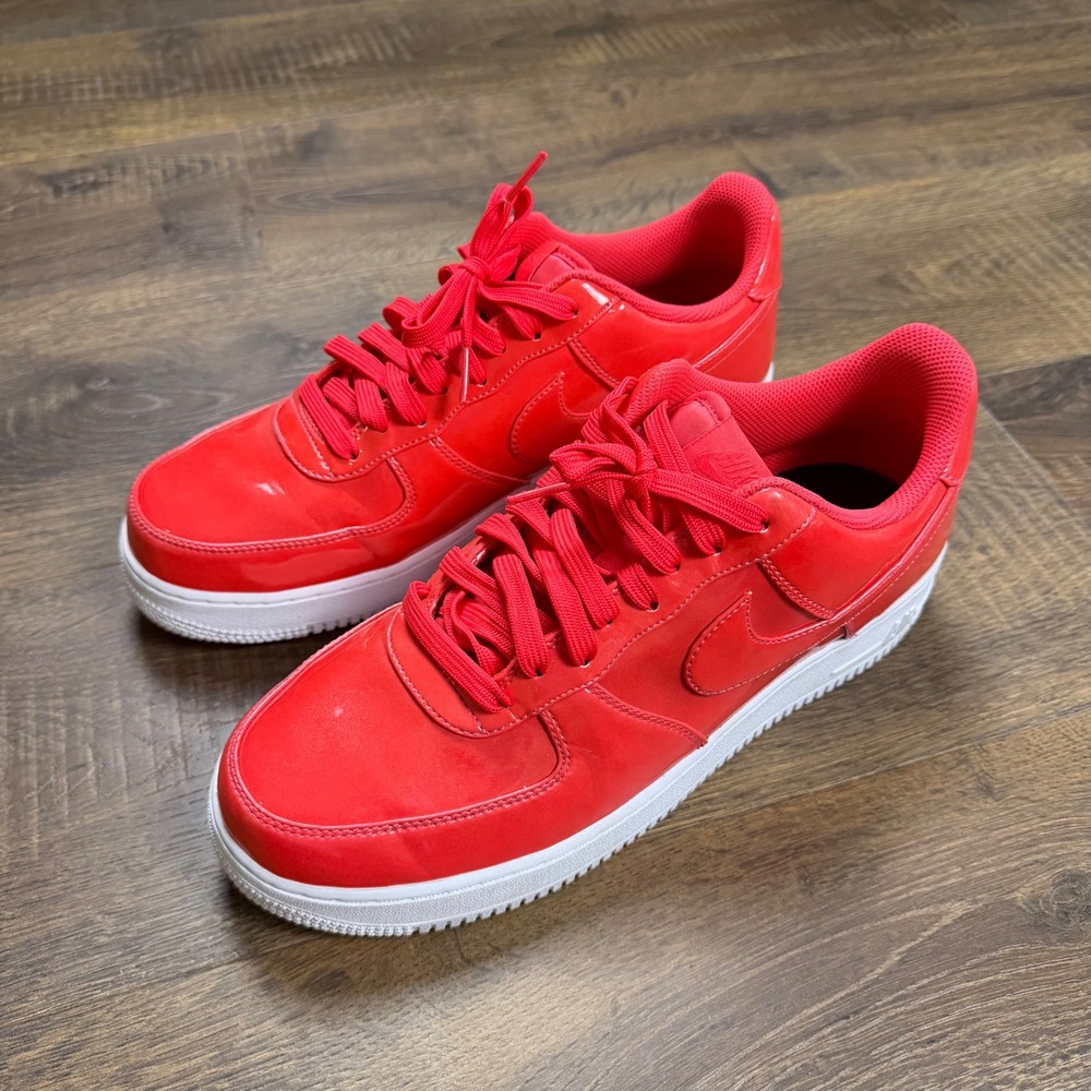 Nike Air Force 1 Low Ultraviolet Siren Red AJ9505-600 Men's 10.5 Rare 2018